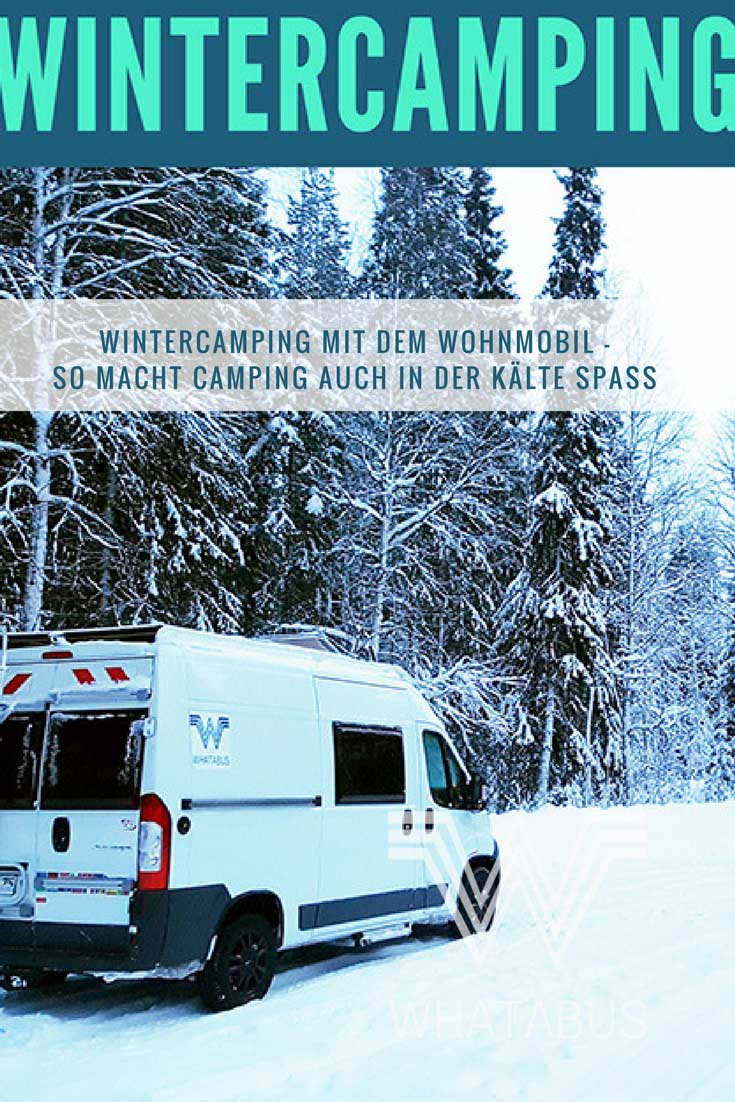 Wintercamping und Kondensat im Campervan