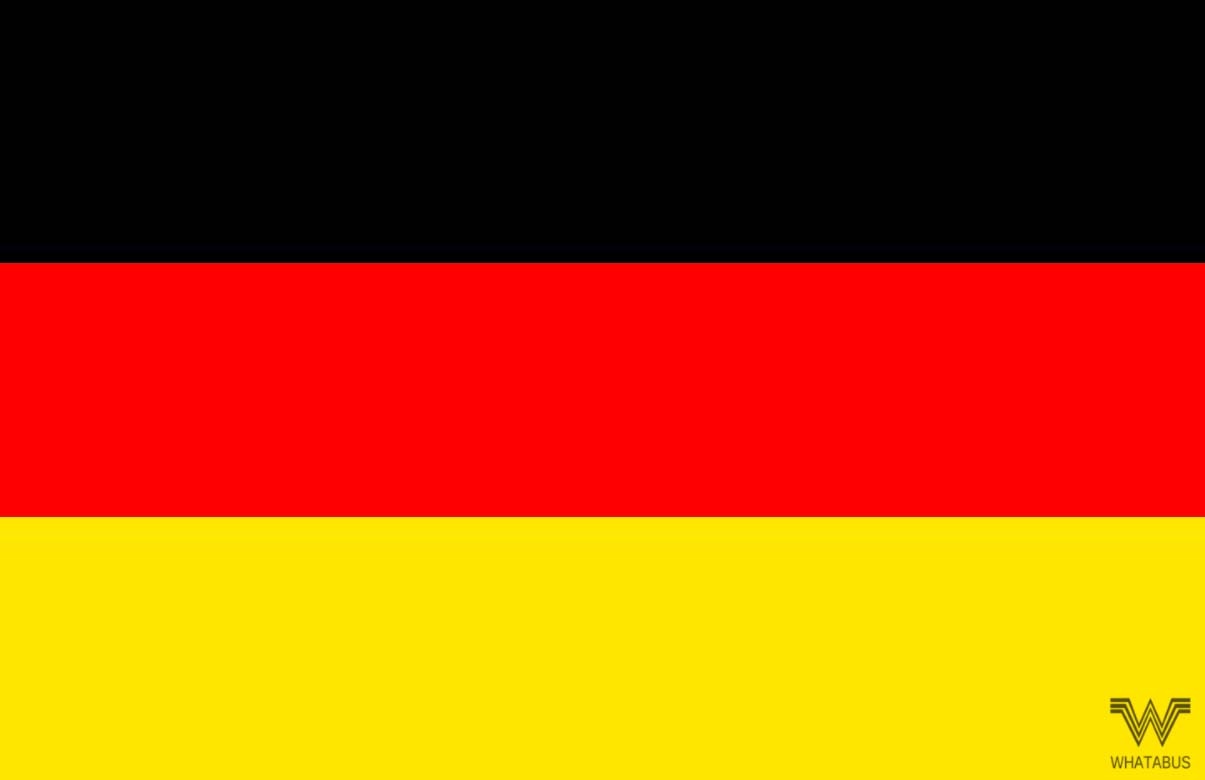 Flagge Deutschland Aufkleber 8,5 x 5,5 cm – WHATABUS-Shop - WHATABUS