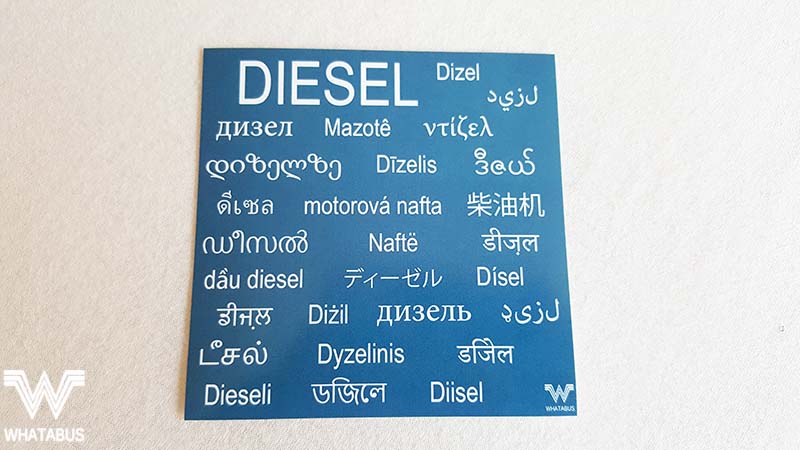 Aufkleber Diesel Sticker – WHATABUS-Shop - WHATABUS